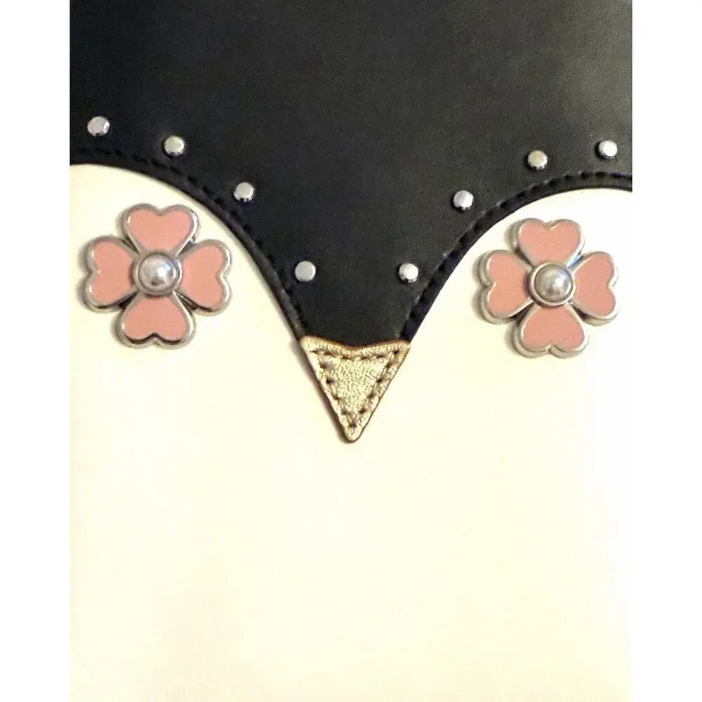 NEW KATE SPADE Frosty Penguin Wallet Passport Holder Case Leather NWOT 3900 /23